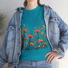 Wildflowers, Graphic T-Shirts for Women, Floral Shirt, Womens Short Sleeve, Ladies Graphic Tees #5102TTS