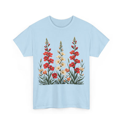Wildflowers, Graphic T-Shirts for Women, Floral Shirt, Womens Short Sleeve, Ladies Graphic Tees #5123TTS