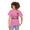 Wildflowers and a Red Rose, Graphic T-Shirts for Women, Floral Shirt, Womens Short Sleeve, Ladies Graphic Tees #5008TTS