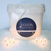 Foton Pearled Candle 9lb - Bulk Breezy Blanket Fresh Scented Non Toxic Luxury Long Lasting Powder Candles - Refillable Candle Sand with 100 Wicks for Candle Making