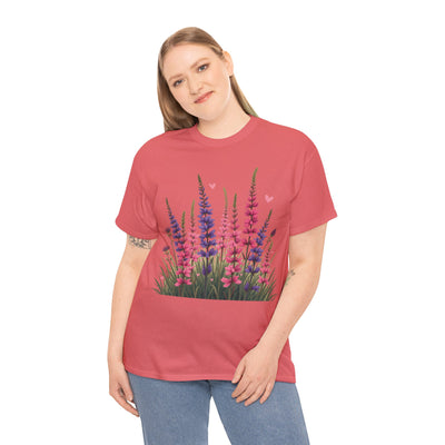 Wildflowers, Graphic T-Shirts for Women, Floral Shirt, Womens Short Sleeve, Ladies Graphic Tees #5119TTS