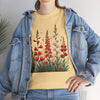 Wildflowers, Graphic T-Shirts for Women, Floral Shirt, Womens Short Sleeve, Ladies Graphic Tees #5122TTS