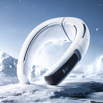 RANVOO 2024 [No.1 Coolest & Most Portable] AICE LITE Neck Air Conditioner, Ultimate Immersive Cooling 6,000 mAh Rechargeable Neck Fan Personal Cooling Device Gift that Blow Cold Air