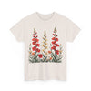 Wildflowers, Graphic T-Shirts for Women, Floral Shirt, Womens Short Sleeve, Ladies Graphic Tees #5123TTS