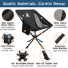 Raynesys Portable Camping Chair, 360° Swivel Lawn Chair, 8 Seconds Quick Setup Folding Chair, 3.8Lb Lightweight Camping Chair for Easy Carry to Hiking, Camping, Sport, Travel, Beach, 1 Pack