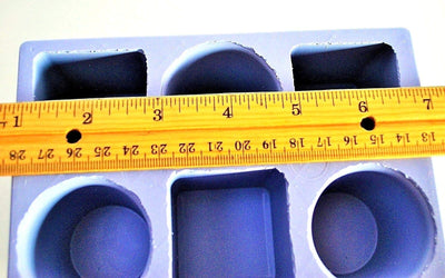 silicone VOTIVE Candle Mold 6 cavities super easy release homemade