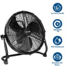 BILT HARD 16 Inch Outdoor Portable Misting Fan, Battery Operated Misting Fan with 15600mAh Detachable Battery & Misting Function, Outside Rechargeable Portable Floor Fan for Patio, Camping, Travel