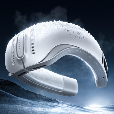 RANVOO 2024 [No.1 Coolest & Most Portable] AICE LITE Neck Air Conditioner, Ultimate Immersive Cooling 6,000 mAh Rechargeable Neck Fan Personal Cooling Device Gift that Blow Cold Air