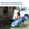 DEERFAMY Hammock Chair, Camping Swinging Chair Breathable with Folding Stand, Portable Rocking Chair Hold up to 350 lbs, Oversize Swing Chair for Outside, Car Camp, Lawn, Backyard, Outdoor