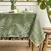 Horaldaily Spring Tablecloth 60×84 Inch Rectangular, Green Plants Wild Fern Washable Table Cover for Party Picnic Dinner Decor