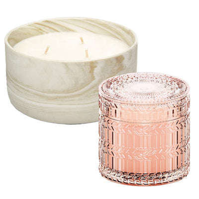 Rose&Sandalwood and Vanilla Caramel Candles