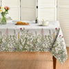 Horaldaily Spring Summer Tablecloth 60x84 Inch Rectangular, Wild Flowers Floral Table Cover for Party Picnic Dinner Decor