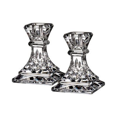 Waterford Lismore Candle Sticks, 10 cm / 4 in, Glass