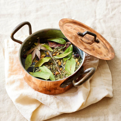 Rosy Rings Oval Botanical Candle Plate Set 12" L & 9" H Burn Time 300 Hours - Long Lasting Candles, Woodsy Scent Candles, Luxury Candles, Botanical Candles Gift Sets (Forest)