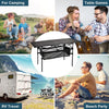 WUROMISE Sanny Outdoor Folding Portable Picnic Camping Table, Aluminum Roll-up Table with Easy Carrying Bag for Indoor,Outdoor,Camping, Beach,Backyard, BBQ, Party, Patio, Picnic