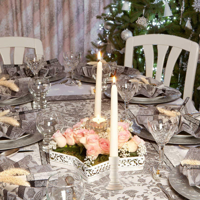 Tanlade 16 Pcs Wooden Candle Holders Set for Taper Candles Farmhouse Unfinished Wood Boho Candle Sticks Holder Rustic Candlestick Holder Stand for Fireplace Dining Table Centerpiece