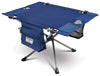 Sport-Brella SunSoul Portable Folding Table for Outdoor Camping, Picnics, Tailgates, and Beach Navy