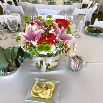 WGV Cylinder Vase Bulk, Diameter 5", Height 5", Clear Glass Floral Planter Container, Floating Candle Holder for Wedding Party Event Home Office Decor, 12 Pieces