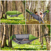 Camping Hammock, Sportneer Hammock with Mosquito Net 118" x 71" Portable 2 Person Hammock Lightweight Hammocks Tent with Tree Straps for Backpacking Hiking Backyard Camping Outdoor