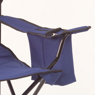 Coleman Portable Camping Chair with 4-Can Cooler - Perfect for Camping, Tailgates, Beach, Sports and More