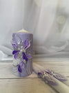 Magik Life Unity Candle Set for Wedding - Wedding Unity Set for Reception and Ceremony - Candle Sets - 6 Inch Pillar and 2 * 10 Inch Tapers-Royal Violet