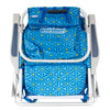 Tommy Bahama Backpack Cooler Beach Chairs - Blue Floral