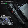 sofirn C8L Rechargeable Flashlight with 3100 Lumens, Tactical Flashlight Up to 531m, IPX8 Waterproof, for Emergency, Heavy Duty, Search and Outdoor Use