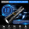 Flashlights LED High Lumens Rechargeable, Goreit 950000 Lumens XHP70.2 Super Bright Flashlight, Flash Light Battery Powered, Powerful Handheld Flashlight with holster for Emergency Camping Hiking Gift