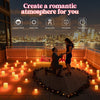 ALED LIGHT Rechargeable Candles Flickering with Remote,Flameless Candles Built-in Rechargeable Battery,RGB&Warm White Real Wax LED Candles for Home Decoration,Christmas,Party