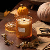 LA JOLIE MUSE Pumpkin Cinnamon Candle, Natural Soy Candle, Candles for Home Scented, Large Jar Wood Wick Candle, Fall Candle, 19.4 Oz