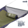 ENO Skyloft Hammock - 1 Person Portable Hammock - for Camping, Hiking, Backpacking, Travel, Festival, or The Beach - Navy/Olive