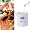 CANDLE THERAPY Massage Candle - Massage Oil Candle with Pour Spout, 8.1 oz Natural Skin Care Products - Massage Lotion Candle for Self Care Massage Cream - (Lavender Chamomile)