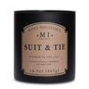 Manly Indulgence Suit & Tie Candle for Men | Jasmine, Sandalwood, Surgary Musk, Mint & Citrus Scented Candle | Soy Blend Wax Candle for Home | 60hr Burn | Father’s Day Gift | Forged In America