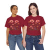 Wildflowers and Pink Roses, Graphic T-Shirts for Women, Floral Shirt, Womens Short Sleeve, Ladies Graphic Tees #5015TTS