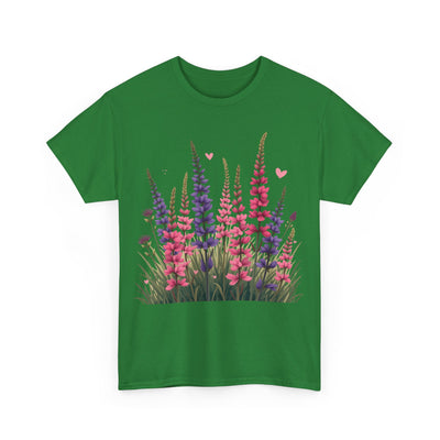 Wildflowers, Graphic T-Shirts for Women, Floral Shirt, Womens Short Sleeve, Ladies Graphic Tees #5119TTS