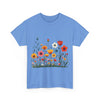 Wildflowers, Graphic T-Shirts for Women, Floral Shirt, Womens Short Sleeve, Ladies Graphic Tees #5115TTS