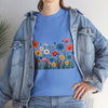 Wildflowers, Graphic T-Shirts for Women, Floral Shirt, Womens Short Sleeve, Ladies Graphic Tees #5112TTS