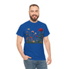 Wildflowers and a Red Rose, Graphic T-Shirts for Women, Floral Shirt, Womens Short Sleeve, Ladies Graphic Tees #5008TTS