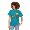 Wildflowers and a Yellow Rose, Graphic T-Shirts for Women, Floral Shirt, Womens Short Sleeve, Ladies Graphic Tees #5010TTS