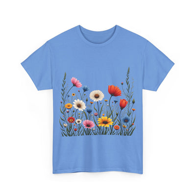 Wildflowers, Graphic T-Shirts for Women, Floral Shirt, Womens Short Sleeve, Ladies Graphic Tees #5109TTS