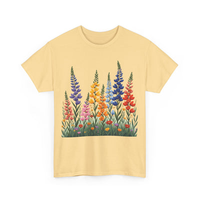 Wildflowers, Graphic T-Shirts for Women, Floral Shirt, Womens Short Sleeve, Ladies Graphic Tees #5120TTS