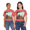 Have You Forgiven Your Ex?  Woman on Bench Looking at Waves, Forgiving T-Shirt, Forgiveness, Relationship Healing Top #5002STS