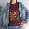 Wildflowers, Graphic T-Shirts for Women, Floral Shirt, Womens Short Sleeve, Ladies Graphic Tees #5115TTS