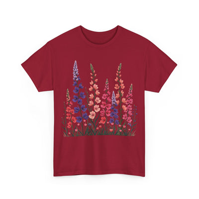 Wildflowers, Graphic T-Shirts for Women, Floral Shirt, Womens Short Sleeve, Ladies Graphic Tees #5118TTS