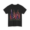 Wildflowers, Graphic T-Shirts for Women, Floral Shirt, Womens Short Sleeve, Ladies Graphic Tees #5118TTS