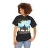 Have You Forgiven Your Ex?  Man on Bench Looking at Waves, Forgiving T-Shirt, Forgiveness, Relationship Healing Top #5005STS