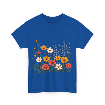 Wildflowers, Graphic T-Shirts for Women, Floral Shirt, Womens Short Sleeve, Ladies Graphic Tees #5111TTS