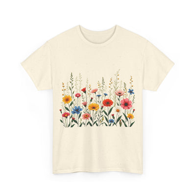 Wildflowers, Graphic T-Shirts for Women, Floral Shirt, Womens Short Sleeve, Ladies Graphic Tees #5113TTS