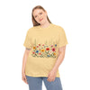 Wildflowers, Graphic T-Shirts for Women, Floral Shirt, Womens Short Sleeve, Ladies Graphic Tees #5113TTS