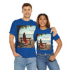 Have You Forgiven Your Ex?  Woman on Bench Looking at Waves, Forgiving T-Shirt, Forgiveness, Relationship Healing Top #5002STS